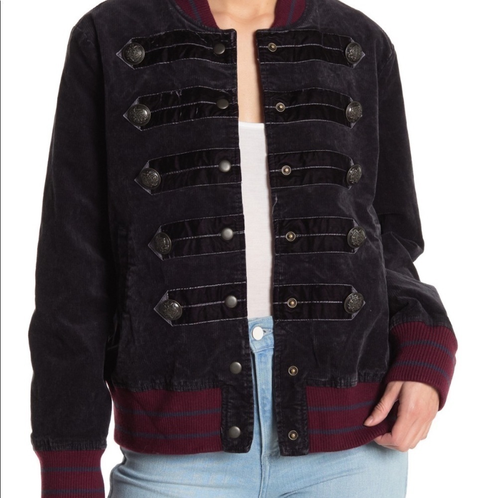 Free people atlas cord bomber jacket NWT - Picture 5 of 14